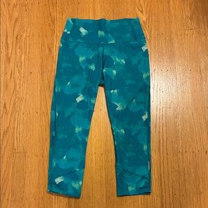 All in Motion Teal and Green Kids Leggings